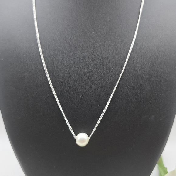 ♥️ READY TO MINGLE STERLING SILVER NECKLACE - Picture 3 of 6